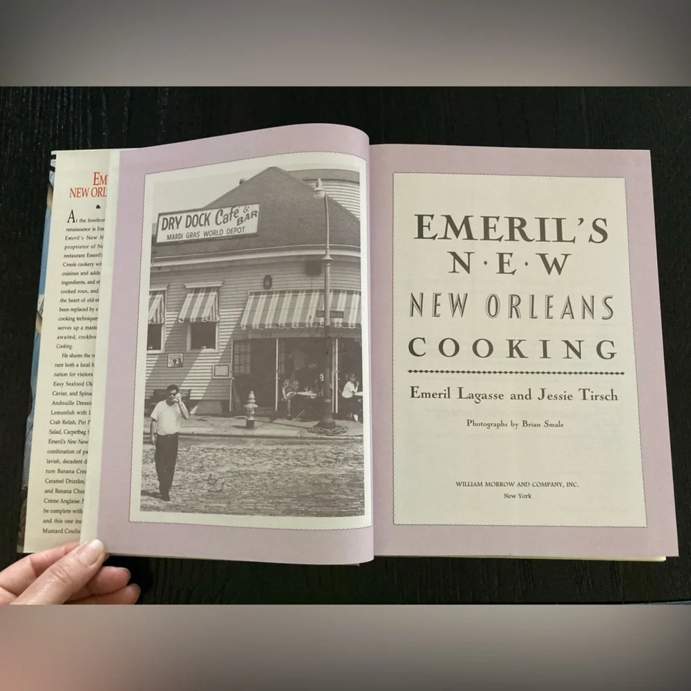 Emeril Lagasse autographed cookbook- New New Orleans Cooking